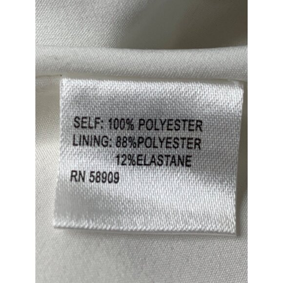 Alex Marie Pink Floral Wrap Midi Dress Tiered Puff Short Sleeves Sz 12 RD10175 - Picture 10 of 11